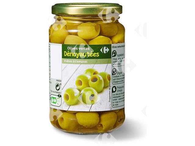 Pitted green olives 500 g (U)